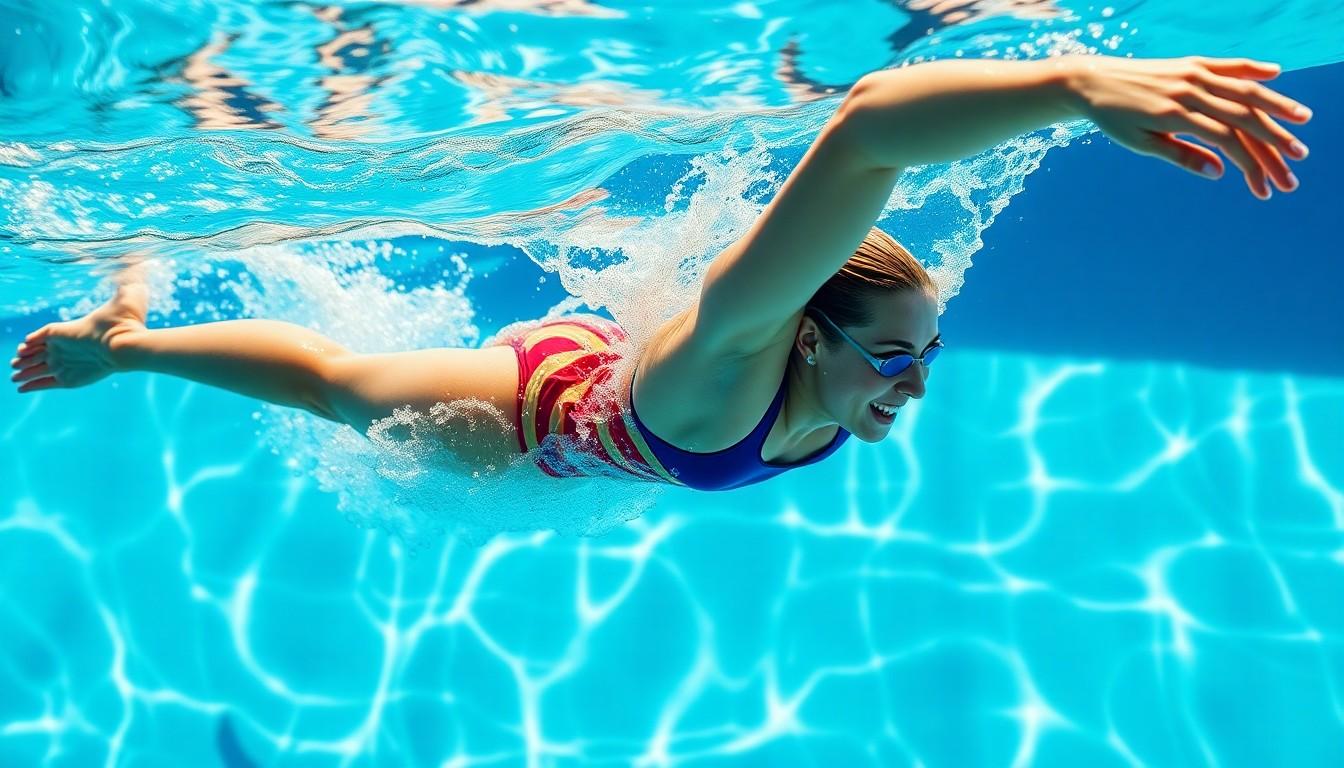 swimming aesthetic