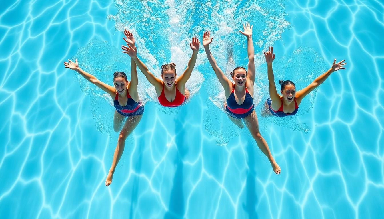 syncronized swimming