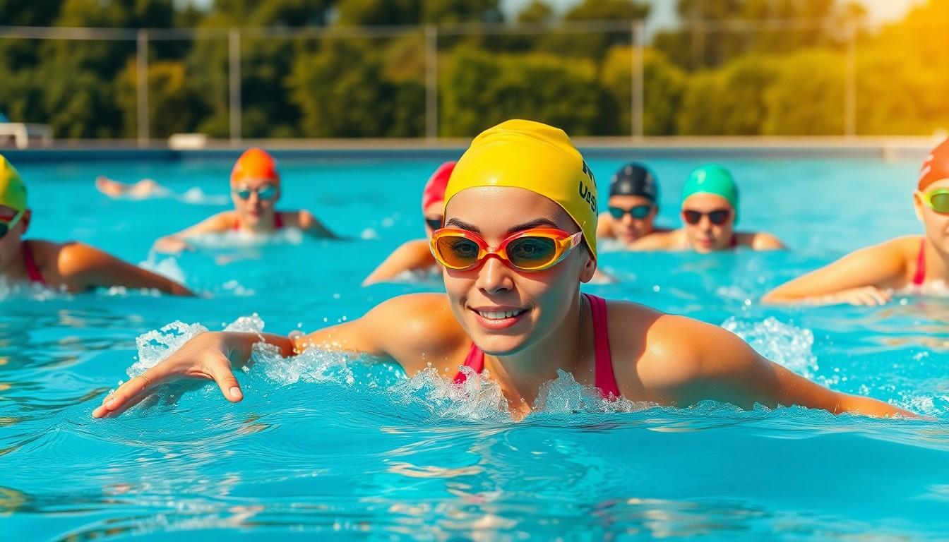 swimming types