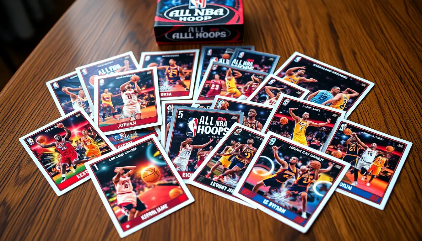 all nba hoops slam cards