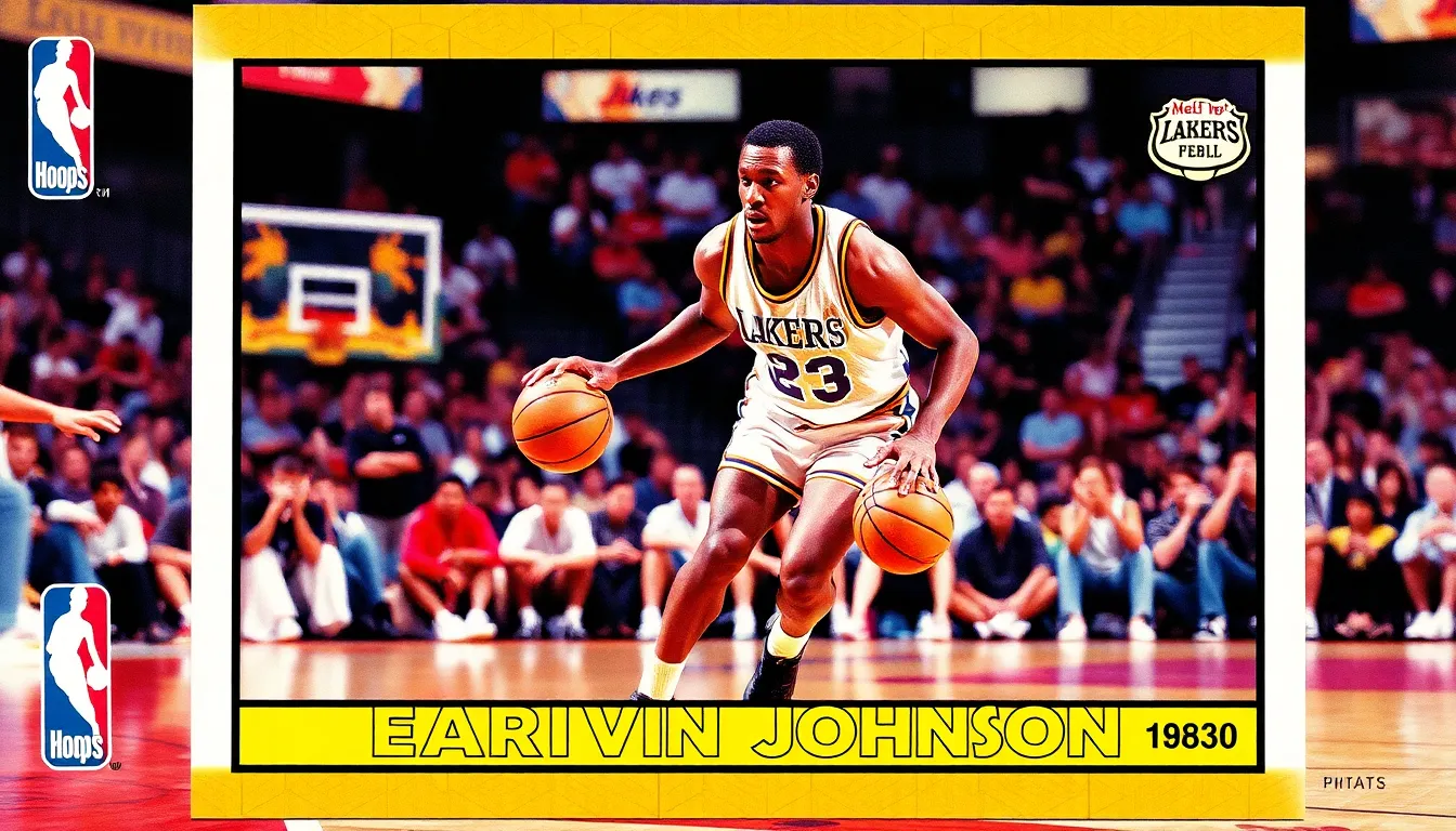 earvin johnson nba hoops all star cards 1990