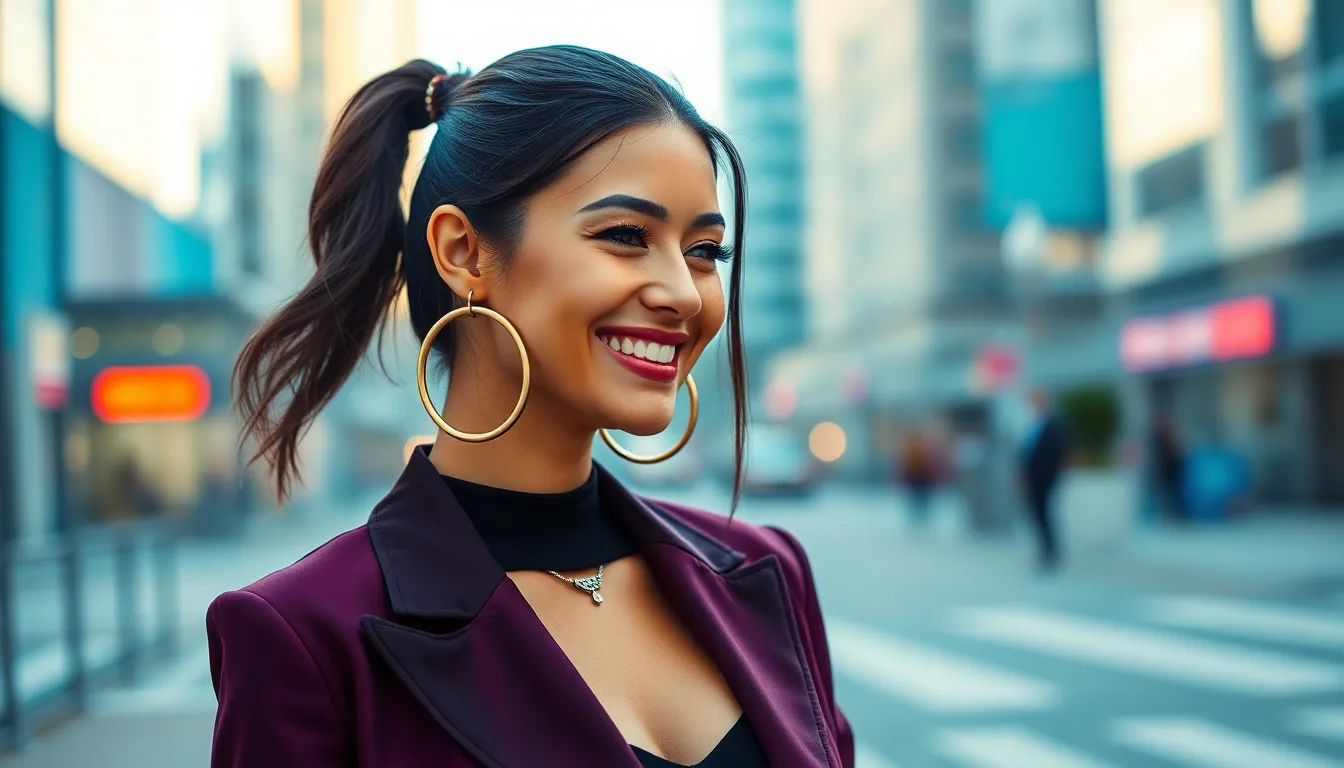 she got the gold hoops prada fit im in love with all of it