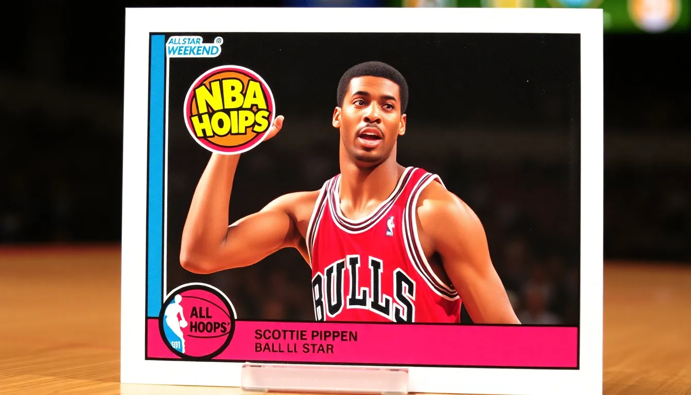 scottie pippen 1990 nba hoops all star weekend card