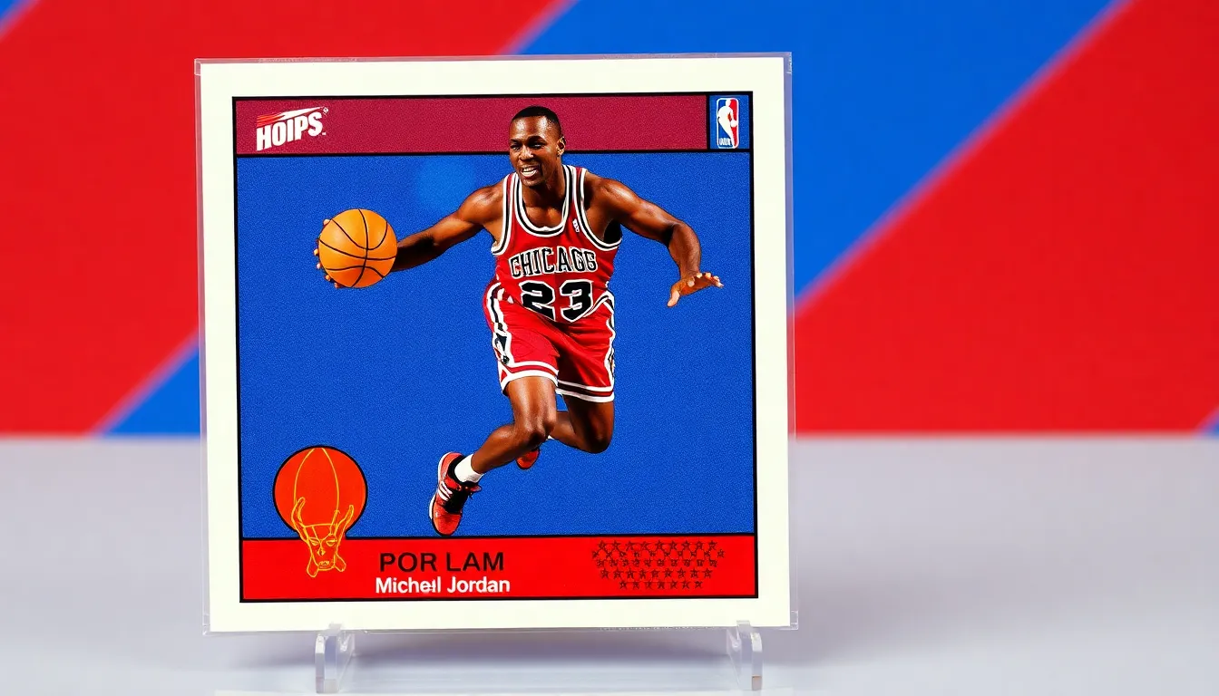 1991 nba hoops michael jordan all star card