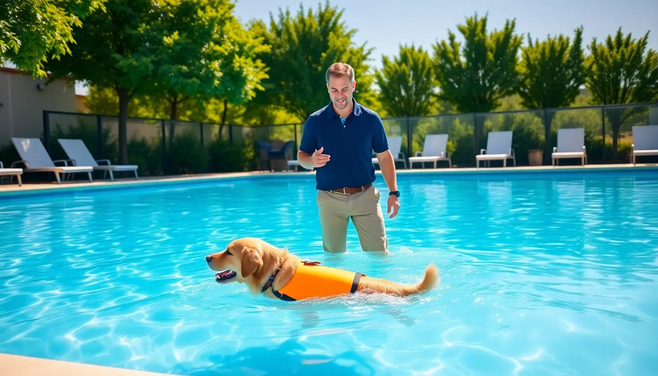 dog swimming lessons